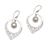 Cultured pearl dangle earrings, 'Fair Daydream' - Handmade 925 Sterling Silver Cultured Mabe Pearl Earrings