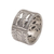 Men's sterling silver band ring, 'Knight Soul' - Men's Sterling Silver Engraved Ring with Spears (image 2a) thumbail