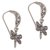Sterling silver dangle earrings, 'Dragonfly Delight' - Handmade Balinese Sterling Silver Dragonfly Dangle Earrings