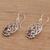 Amethyst dangle earrings, 'Lilac Majesty' - Balinese Amethyst and Sterling Silver Dangle Earrings (image 2b) thumbail
