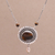 Cultured pearl and tiger's eye pendant necklace, 'This Moment' - Cultured Freshwater Pearl and Tigers Eye Pendant Necklace thumbail