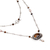 Cultured pearl and tiger's eye pendant necklace, 'This Moment' - Cultured Freshwater Pearl and Tigers Eye Pendant Necklace (image 2d) thumbail