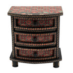 Wood batik jewelry box, 'Kawung Secrets' - Kawung Motif Handcrafted Wood Batik Jewelry Box