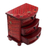Wood batik jewelry box, 'Scarlet Scrolls' - Red Parang Motif Handcrafted Wood Batik Jewelry Box (image 2d) thumbail