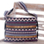 Cotton shoulder bag, 'Lucky Paradise' - Handwoven Multi-Colored Cotton Shoulder Bag with Pockets thumbail