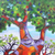 'Shady Forest' - Signed Impressionist Painting of Trees from Java (image 2b) thumbail