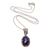 Sapphire and blue topaz pendant necklace, 'Blue Unity' - Sapphire and Blue Topaz Sterling Silver Pendant Necklace