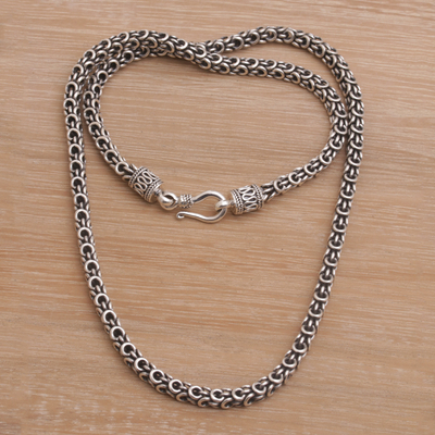 Handmade Unique Silver Necklace