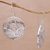Sterling silver dangle earrings, 'Love Tangle' - Fair Trade 925 Sterling Silver Circular Dangle Earrings