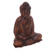 Wood statuette, 'Serenity Buddha' - Hand Crafted Balinese Suar Wood Buddha Meditation Statuette (image 2d) thumbail