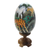 Wood egg statuette, 'Jungle Beauty' - Hand Carved and Painted Jungle Scene Egg Statuette and Stand thumbail