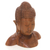 Wood statuette, 'Serenity of Buddha' - Hand Carved Suar Wood Buddha's Head Statuette from Bali (image 2c) thumbail