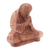 Wood statuette, 'Meditative' - Handcrafted Balinese Suar Wood Meditating Buddha Statuette (image 2c) thumbail
