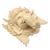 Máscara de madera - Máscara de madera de cocodrilo auspicioso señor ganesha tallada a mano