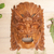 Holzmaske, 'Barong Sai' - Handgefertigte Maske aus Akazienholz, indonesischer Barong Sai