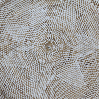 Aßgras und Bambustablett - Naturfasertablett im Lombok-Stil aus Indonesien