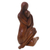 Wood sculpture, 'Mom's Love Never Ends' - Hand-Carved Romantic Suar Wood Sculpture from Bali (image 2b) thumbail