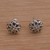 Sterling silver stud earrings, 'Prideful Circles' - Circular Sterling Silver Stud Earrings from Bali (image 2) thumbail