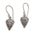 Sterling silver dangle earrings, 'Pointed Vines' - Pointed Sterling Silver Dangle Earrings Crafted in Bali thumbail