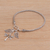 Citrine charm bracelet, 'Dragonfly Dawn' - Citrine and Silver Dragonfly Charm Bracelet from Bali (image 2b) thumbail