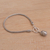 Sterling silver charm bracelet, 'Vine Fruit' - Artisan Crafted Sterling Silver Charm Bracelet from Bali (image 2b) thumbail