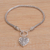 Sterling silver charm bracelet, 'Love Is Endless' - Sterling Silver Bracelet with Heart Charm Crafted in Bali (image 2) thumbail