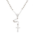 Smoky quartz rosary, 'Solemn Prayer' - Smoky Quartz and Sterling Silver Rosary Y-Necklace thumbail