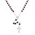 Amethyst rosary, 'Blessed Mary' - Handmade Amethyst and Sterling Silver Rosary Y-Necklace thumbail