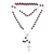 Amethyst rosary, 'Blessed Mary' - Handmade Amethyst and Sterling Silver Rosary Y-Necklace (image 2d) thumbail