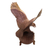 Wood sculpture, 'Global Eagle' - Artisan Handmade Hibiscus Wood Soaring Eagle Sculpture (image 2c) thumbail