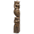 Wood sculpture, 'Owl Totem' - Hand Carved Albesia Wood Owl Totem Statuette from Bali (image 2c) thumbail