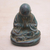 Bronze figurine, 'Buddha's Enlightenment' - Handcrafted Balinese Bronze Meditating Buddha Figurine thumbail