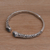 Blue topaz cuff bracelet, 'Entangled' - Blue Topaz Sterling Silver Delicate Cuff Bracelet (image 2c) thumbail