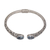 Blue topaz cuff bracelet, 'Entangled' - Blue Topaz Sterling Silver Delicate Cuff Bracelet (image 2d) thumbail