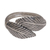 Sterling silver wrap ring, 'Frond Luster' - Handmade Sterling Silver Leaf Wrap Ring from Bali (image 2d) thumbail