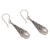 Cultured pearl dangle earrings, 'Afternoon Dew' - Cultured Pearl Sterling Silver Raindrop Dangle Earrings (image 2c) thumbail