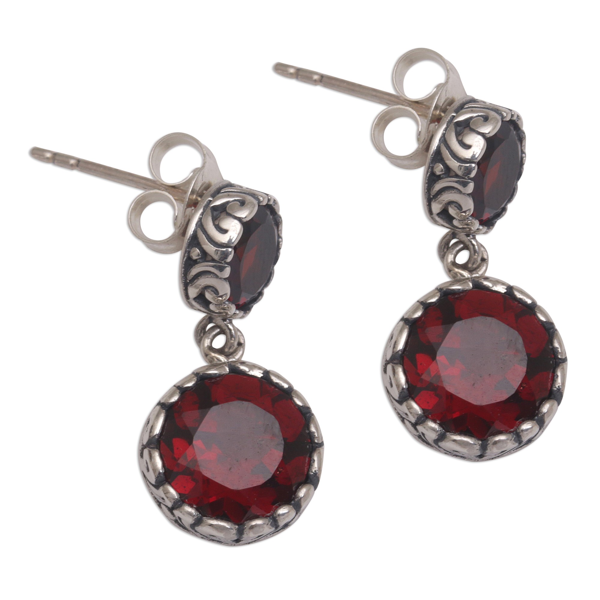 and Sterling Silver Dangle Earrings from Bali Memory