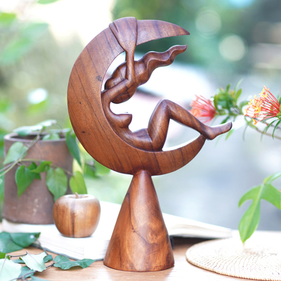 Unique Wood Sculpture from Indonesia - Family Love – GlobeIn