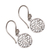Sterling silver dangle earrings, 'Leafy Windows' - Circular Tree Sterling Silver Dangle Earrings from Bali (image 2d) thumbail
