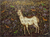 'Holding On Beneath the Horns' (2017) - Signed Modern Painting of a Deer and Birds from Java thumbail