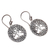 Sterling silver dangle earrings, 'Flourishing Forest' - Handmade in Bali 925 Sterling Silver Tree Dangle Earrings