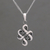 Sterling silver pendant necklace, 'Life Knot' - Handmade in Bali 925 Sterling Silver Knot Pendant Necklace thumbail