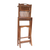 Teak wood folding bar stool, 'Parallel Slats' - Handcrafted Teak Wood Folding Bar Stool Made in Bali