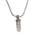 Quartz pendant necklace, 'Crystalline Fern' - Handmade 925 Sterling Silver Quartz Pendant Chain Necklace (image 2a) thumbail