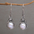 Pendientes colgantes de perlas cultivadas, 'Heavenly Vines' - Pendientes colgantes de plata de ley 925 con perlas cultivadas hechas a mano
