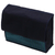 Nachttisch-Organizer aus Baumwolle - Handgewebte marineblau gestreifte Baumwoll-Organizer-Tasche mit Taschen
