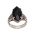 Onyx cocktail ring, 'Enchanting Midnight' - Onyx and Sterling Silver Cocktail Ring Handmade in Bali