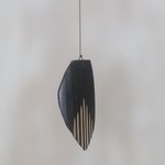Bamboo and aluminum wind chime, 'Snake Charm' - Bamboo and Aluminum Snake Wind Chime Hand Made in Bali