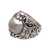 Cultured pearl cocktail ring, 'Lotus Moonlight' - Cultured Mabe Pearl and Sterling Silver Lotus Cocktail Ring (image 2e) thumbail