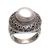 Cultured pearl cocktail ring, 'Temple of Hope' - Cultured Mabe Pearl and Sterling Silver Cocktail Ring (image 2a) thumbail